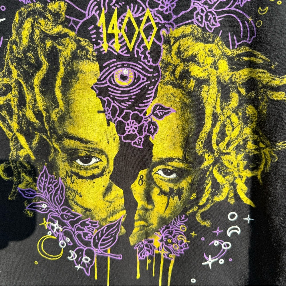 Trippie Redd 1400 Graphic Tee Size Large Black Rap T Shirt - Picture 2 of 4